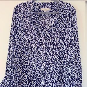 LEOPARD PRINT BLOUSE